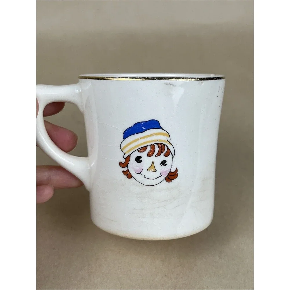 RARE VTG 1941 RAGGEDY ANN & ANDY‎ Kids PLATE/MUG/BOWL SET-JOHNNY GRUELLE CO. SET